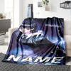 Customiz Name Personality Wednesday Addams Blanket Soft &Warm Sofa Office Bed Travel Lunch Break Blanket, Gift Suitable All Seasons