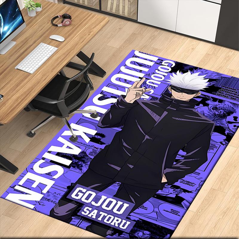 Jujutsu Kaisen Printed Carpet, for Office Chair Living Room Bedroom Kitchen Room Decor Gifts.