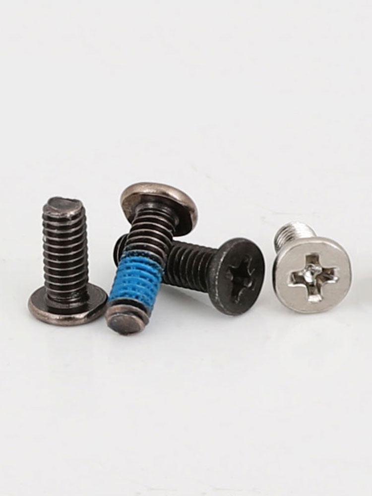 

M2 Flat Head CM Machine Screw, Large 3.3mm with 0.3mm Anti-Loosening, Notebook Screw Sizes 2/2.5/3/4/5/10. Nickel-plated M2*2.5 (100 pcs)