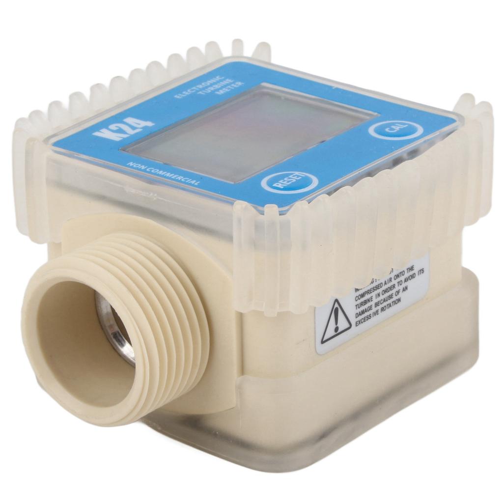 K24 LCD Turbine Digital Diesel Fuel Flow Meter Widely Used for Chemicals Water