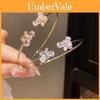 Butterfly Zircon Open Cuff Bracelet For Women Jewelry Accessories