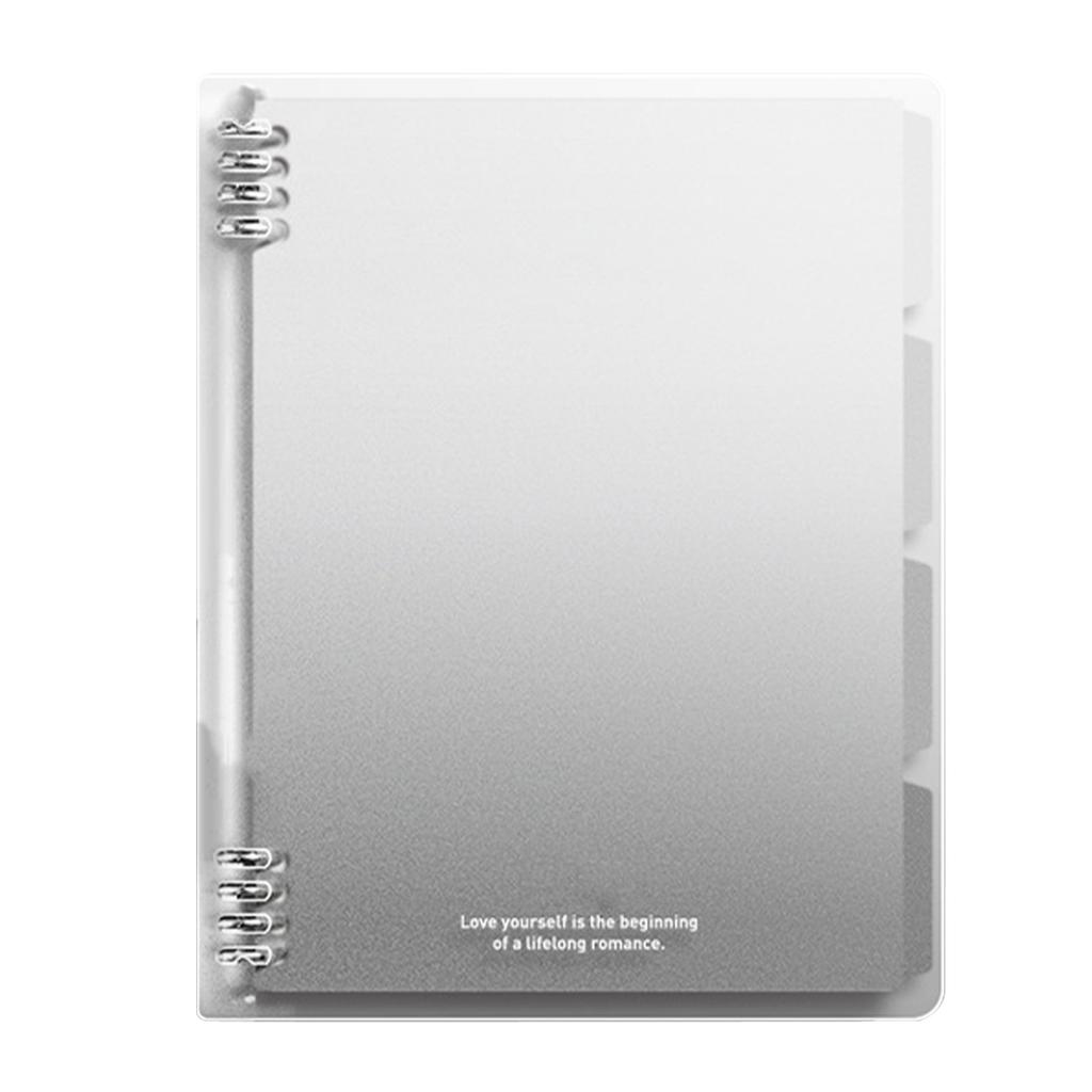 Spiral Notebook 120 Pages Ruled Paper 0.35in Spacing Detachable Ink Proof Thick College Ruled Notebook for Family Office