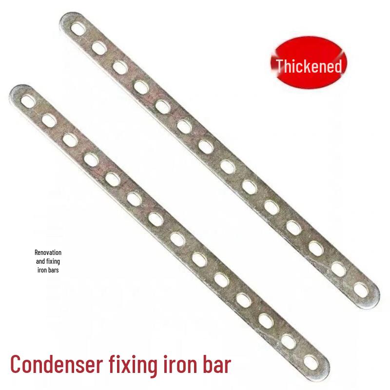 

Thickened Automotive Condenser Iron Bar with Heat Dissipation Net, Fan Mount Bracket, and Repair Tool 36cm_2 pieces