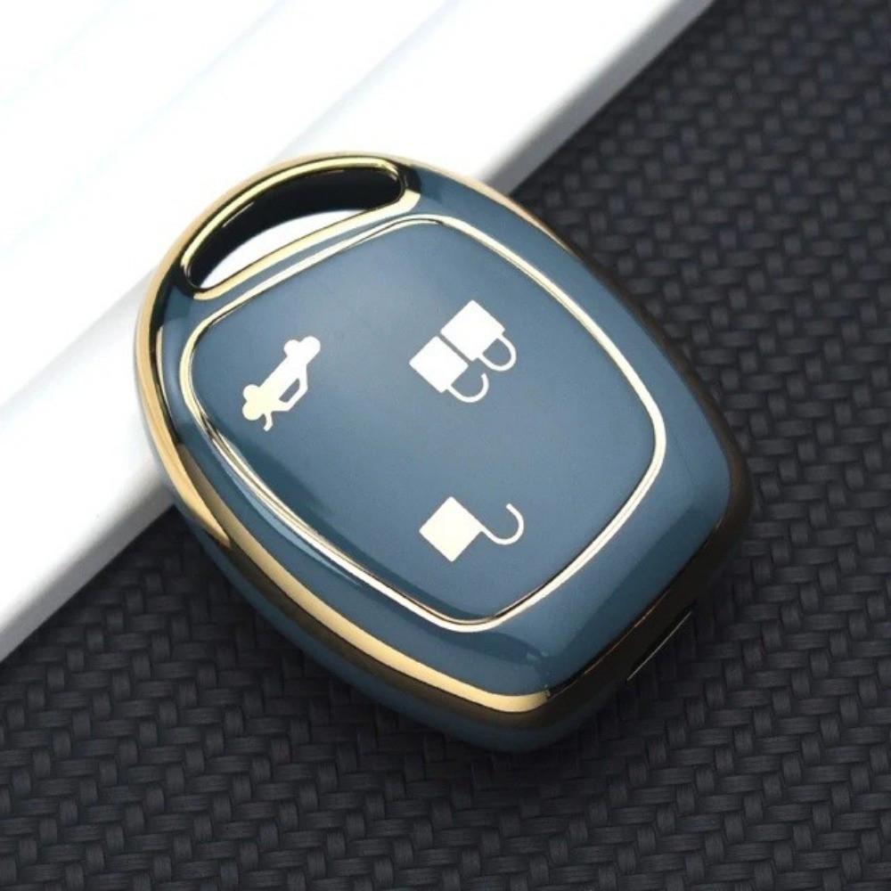 

Remote Car Key Case Cover for Ford Focus Mondeo Festiva Fusion Suit Fiesta KA 3 Buttons TPU Key Fob Holder Protector серый