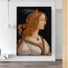 Classical Sandro Botticelli Oil Painting Poster Renaissance Art Prints Birth of Venus Canvas Painting Gallery Home Bedroom Decor