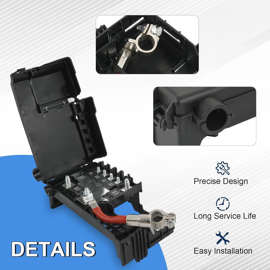 Fuse Box Battery Terminal With Cover GM #20914309#84499606 - Compatible With XTS 2013-, Impala 2014-2018, Regal 2011-2017, Lacrosse 2010-2016, Malibu