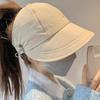 Pălărie de soare cu boruri late de vară Pălării de soare pentru femei, pliabilă, reglabilă, în aer liber, pălărie cu găleată pentru plajă, cu protecție UV, viziere, șapci cu coadă de cal de pescar