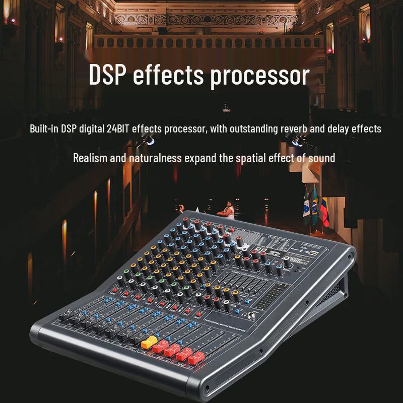 Runpu Professional 8-Channel Analog Conference Mixer (CN version)