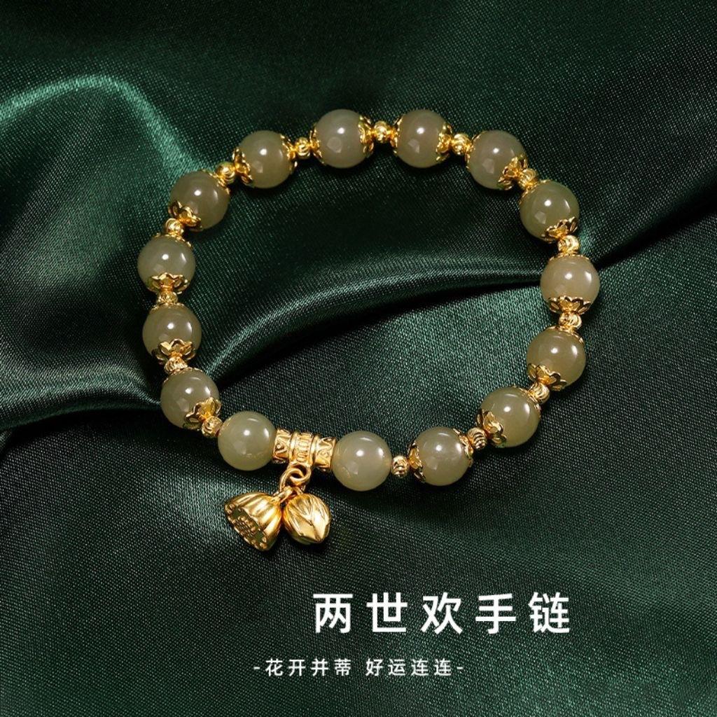 New Chinese Two Worlds Bracelet Women's ins Niche Design Versatile DIY Girlfriend Bracelet Free Girlfriend Jewelry