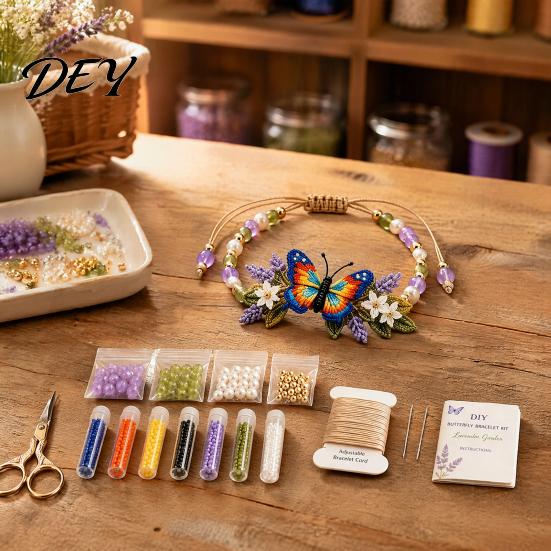 Creative Craft Kits for Adults DIY Beaded Bracelet Making Kit, Beginner-Friendly Animal Bead Kit Beadwork Jewelry Crafting Set Adults, Lovers