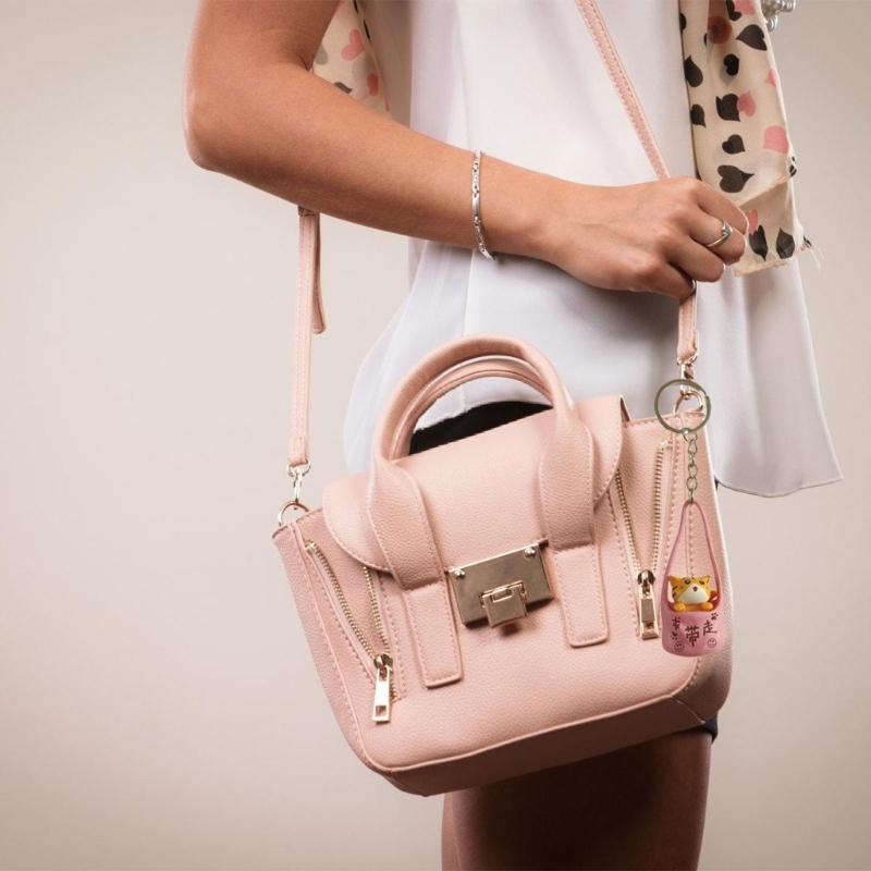 Cartoon Cats Keychain Lovely Kitten Keyring Backpack Handbag Pendant Car Key Chain Adorable Pet Bag Charm Decorations