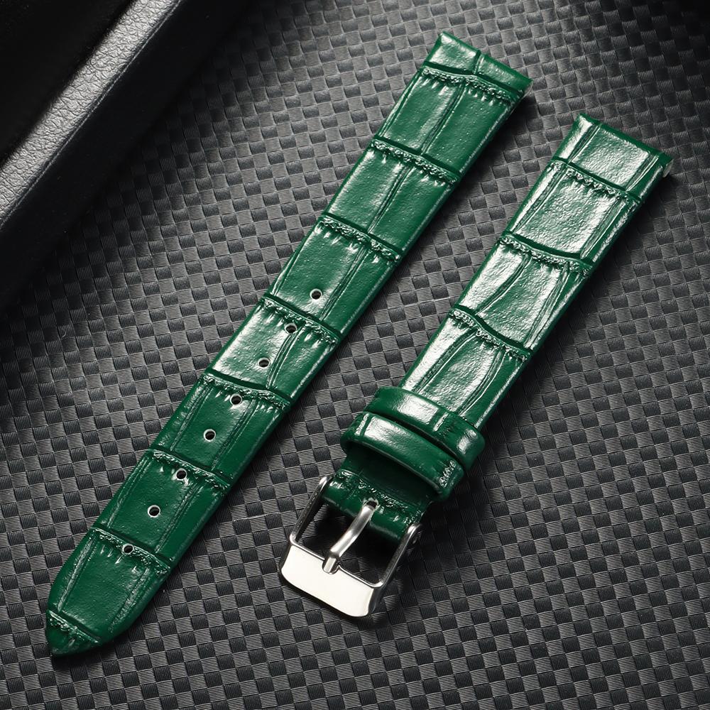 8mm 10mm 12mm 14mm 16mm Universelles Leder-Uhrenarmband für Herren Damen Ersatz-Uhrenarmband Weiche Schlanke Armbänder Ultradünne Gürtel