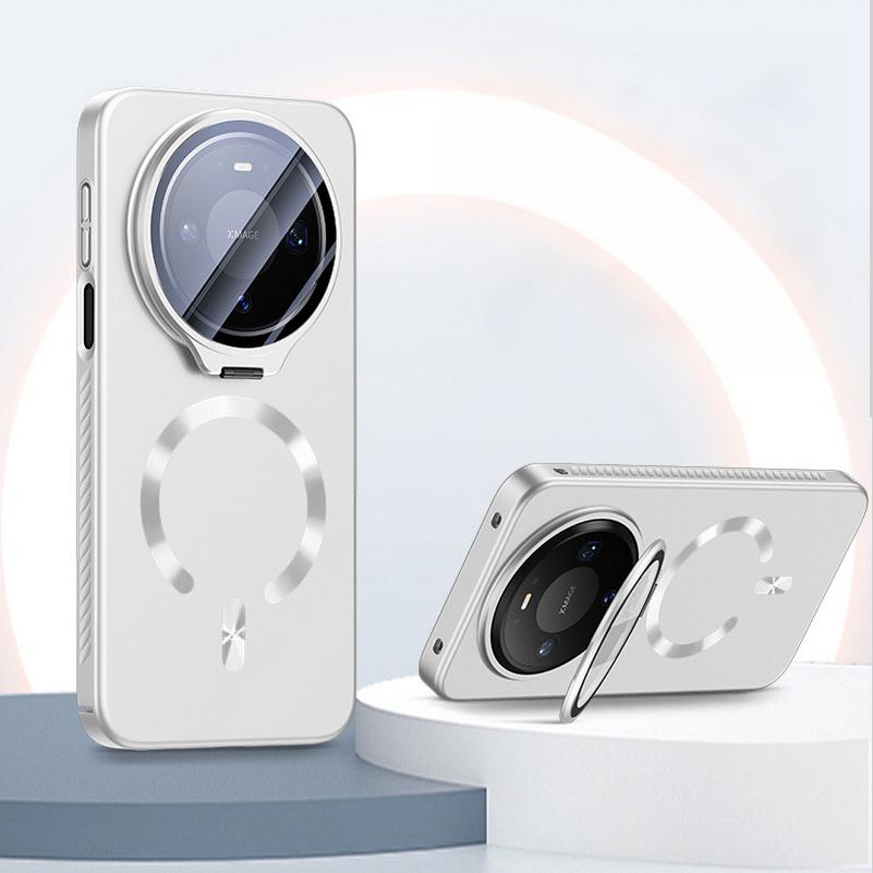 

Защитный чехол с задней панелью, устойчивой к царапинам, и скрытым держателем для камеры для Huawei Mate 80 Pro Max 80 Pro 70 Pura 80 Pro + с покрытием Magsafe Huawei Mate 80 Pro Max