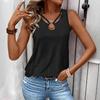 Women's Spring and Summer Leisure V-neck Hollowed Halter Vest Top