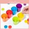 Cup Classification Color Overlapping Game Children Puzzle Toy For Motor Skills