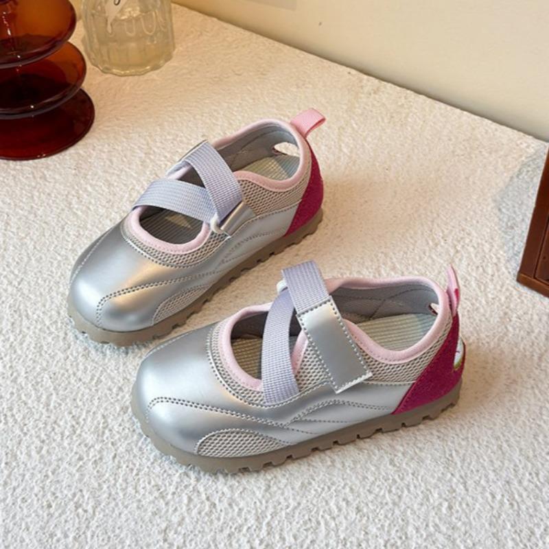 Girls' Lightweight Sports Shoes Girls' Puff White Shoes, Breathable Casual Shoes Fashionable German Training Shoes