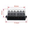 6 Way Fuse Holder Box Car Vehicle Circuit Blade Fuse Box Block With ATO Fuse Block Auto Car Accessories