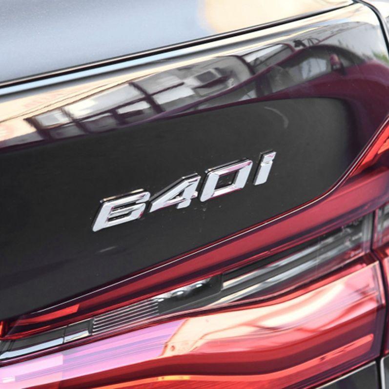 Applicable for BMW New 6 Series 630d Modified xDrive Digital GT Standard Car Badge 640i Displacement 650i Label Tail Badge