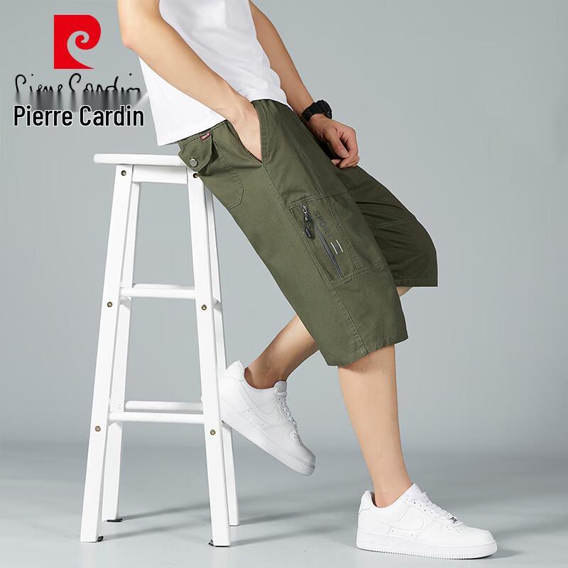 Pierre Cardin Men s Summer Loose Straight Cargo Capris 5XL