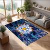 Tappeto in Velluto di Cristallo con Stampa del Leicester City Football, Comodo Assorbente d'Acqua Antiscivolo Tappeto per Pavimenti Interni
