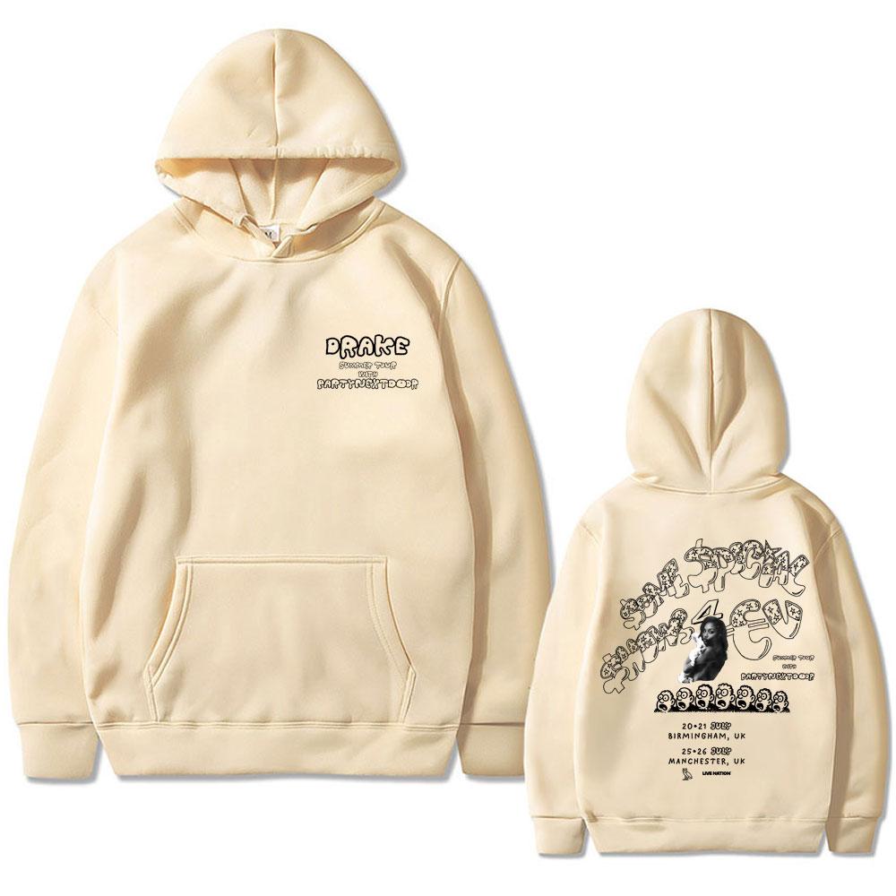 Rapper Drake Europe Tour with PARTYNEXTDOOR Hoodie Men's Women's Some Sexy Songs 4 U SSS4U Album 2025 Hip Hop Fashion Sweatshirt