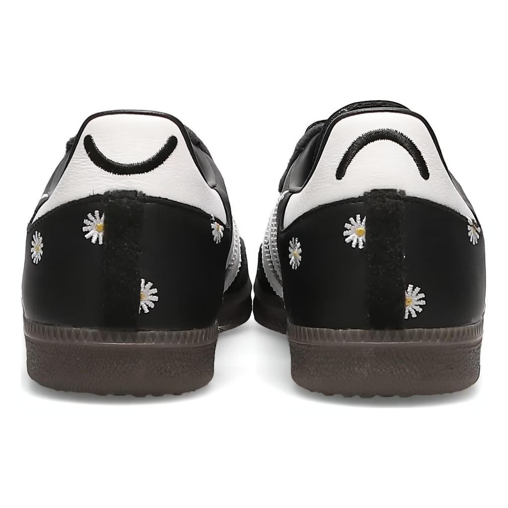 Atmos x FACE x adidas Samba OG Zapatillas Unisex Bordado de Margaritas Negro Core-Black Calzado-Blanco H03848