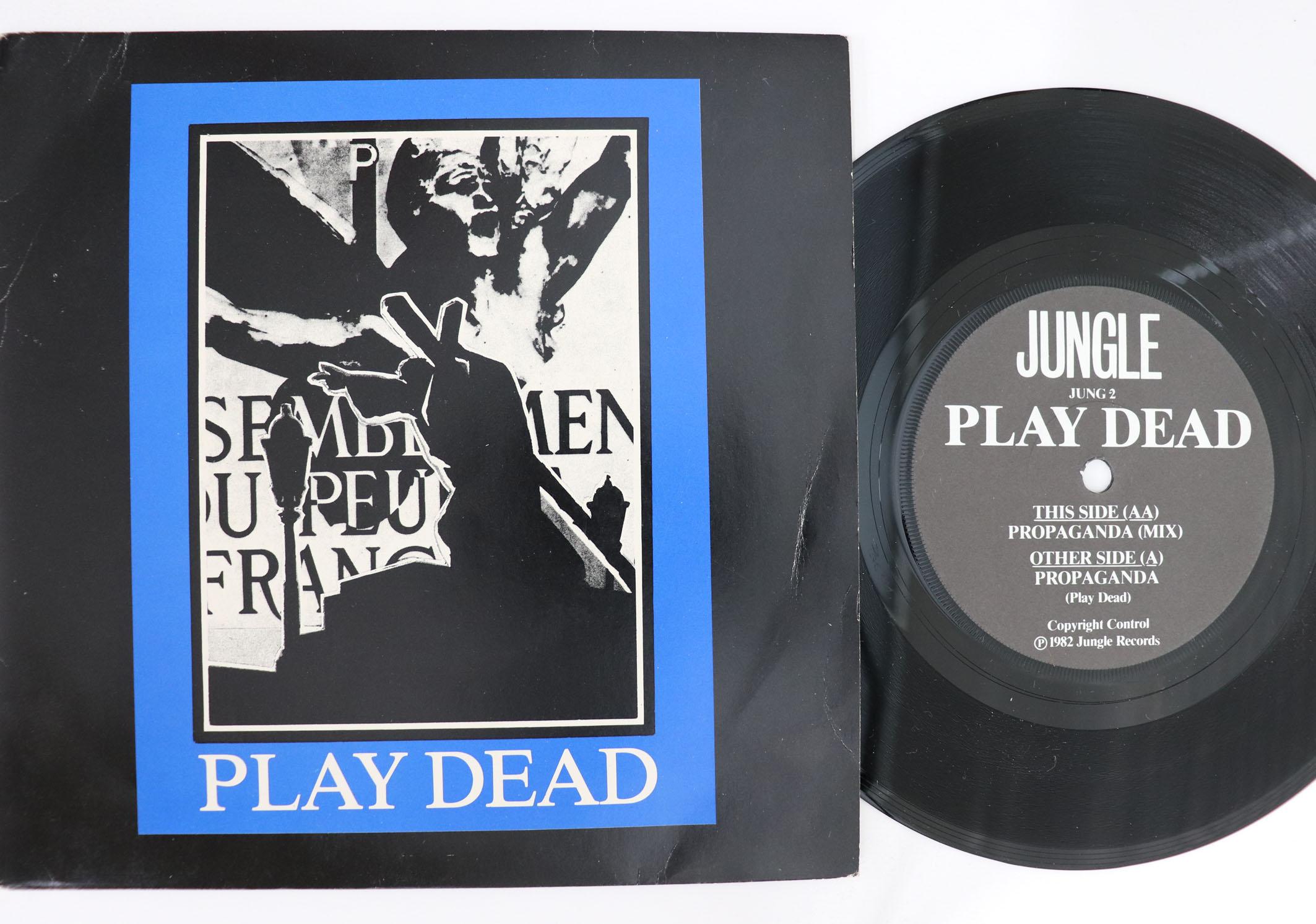 

7inch Record PLAY DEAD Propaganda JUNG2 JUNGLE 1982 UK Rock Used