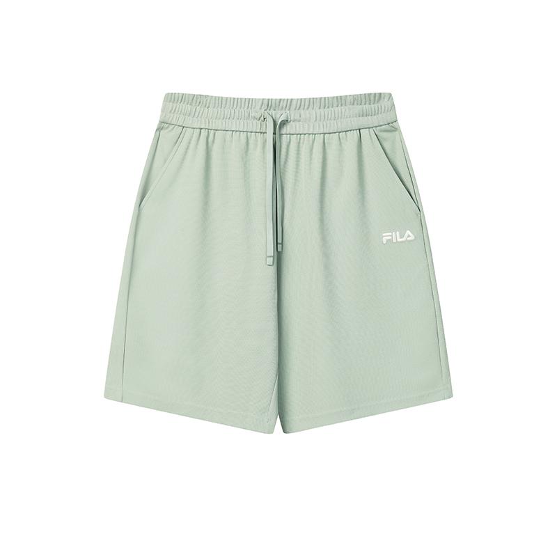 FILA Original Fashion Simple Classic Retro Sports Versatile Comfortable Moisture-Wicking Loose Knit Five-Point Casual Shorts Men shorts F51M629602FGN S