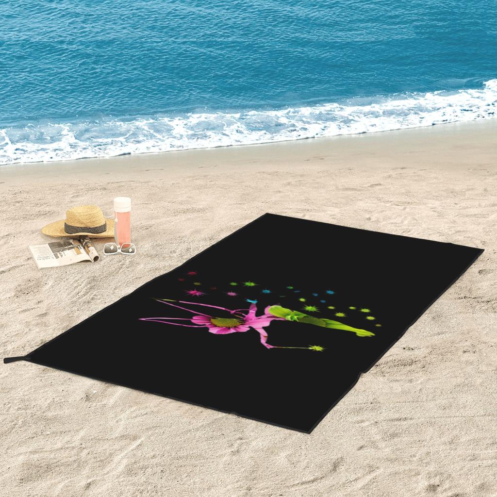 Asciugamano da Spiaggia Floreale Campanellino Microfibra Morbida Asciugatura Rapida Assorbente Asciugamani Veloci Per Bagno