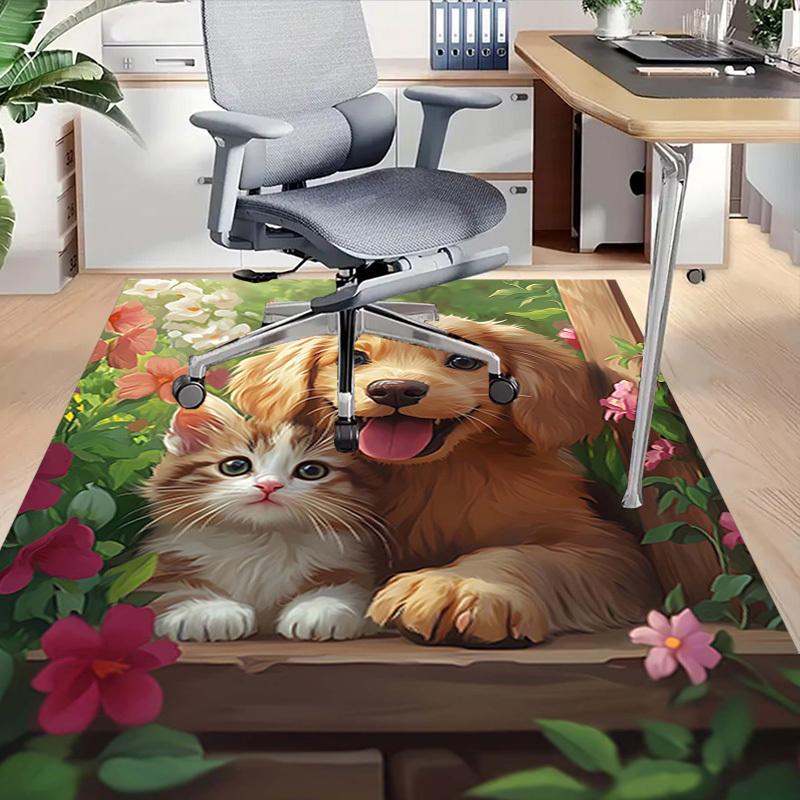 1PC dog cat Extra Large Non Slip Floor carpet, Office, family, bedroom, Studio Large Area Rug Indoor Rugs, Vibrant Colors