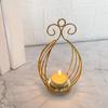 Iron Magnolia Holders for Table Decoration, Wedding, Birthday Party Candlestick for Celebration Table Decoration Home
