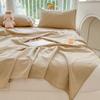 New Ins Style Plaid Thick Skin-friendly Bed Sheet, Simple Bedding for Student Dorm Single & Double Bed