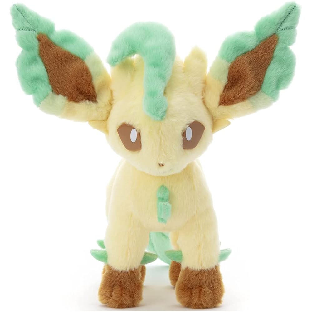 Takaratomy A.R.T.S Pokmon Plush Toy Leafeon 23cm Height Soft Stuffed Animal
