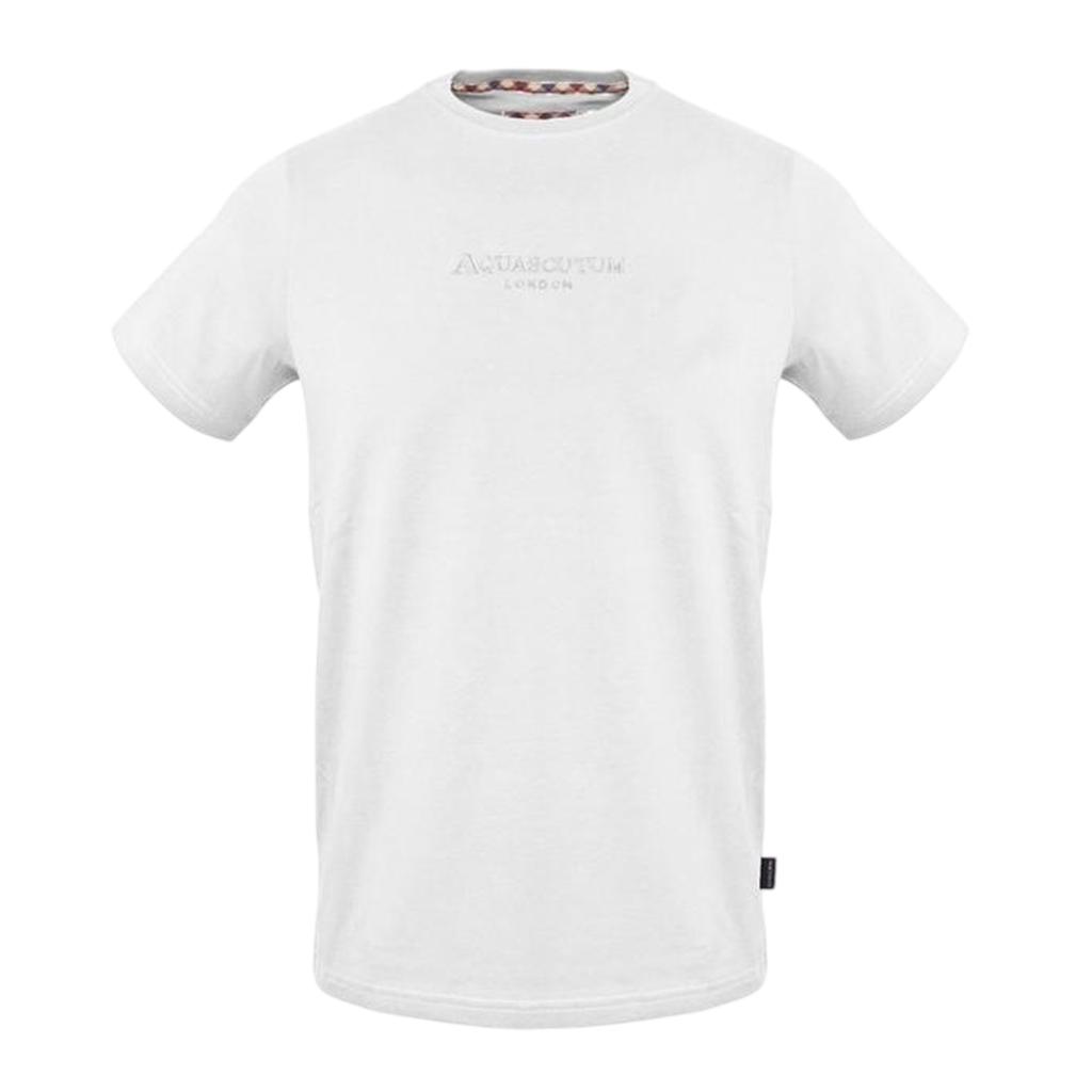 Aquascutum Mens Logo Crew Neck Regular T-Shirt