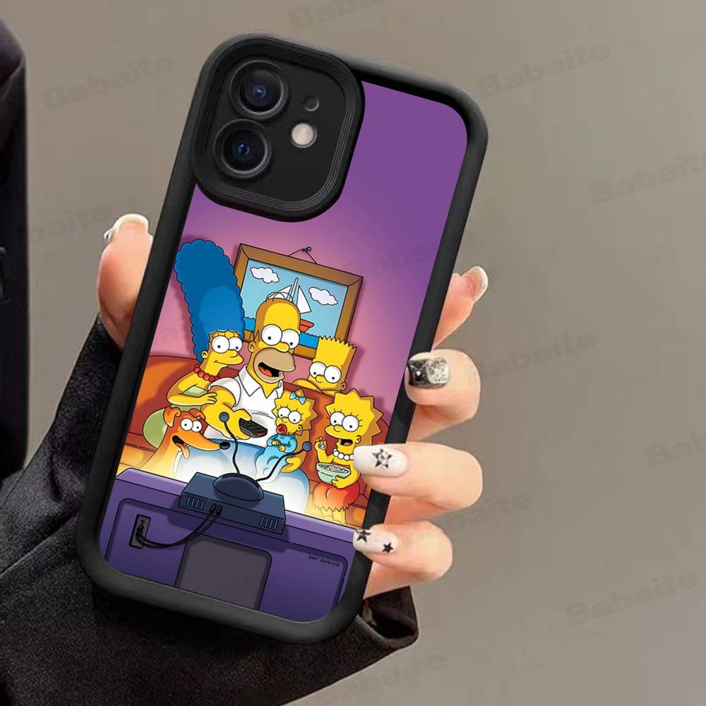 Funny Cartoon S-Simpsons For IPhone 17 16 15 14 13 12 11 Pro Max Plus Phone Case Covers