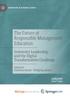 The The Future of Responsible Management Education : University Leadership and the Digital Transformation Challenge Book