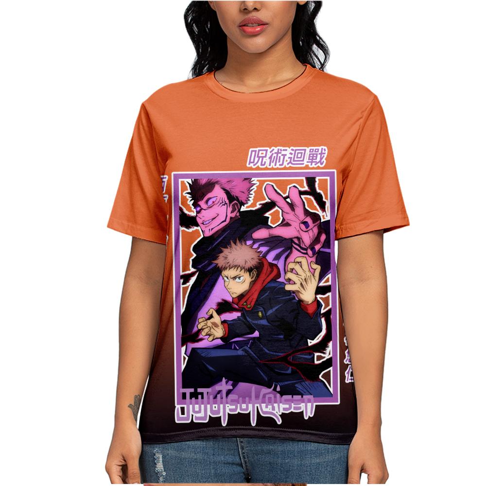 Jujutsu Kaisen T Shirt for Men Summer Clothing Jujutsu Kaisen O Neck Anime Man T-shirt for Male Oversized New Men T-shirts Tops