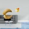 Wave Snake Statue Resin Figurine Abstract Artwork Decorative Ornament for Bedroom Living Room Shelf