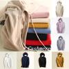 Locker gestrickter Damen-Hoodie aus weichem Kaschmir für kuscheligen Komfort