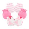 3 Pair Baby Gloves Anti Scratch Face Hand Guards Protection Soft Newborn Mittens