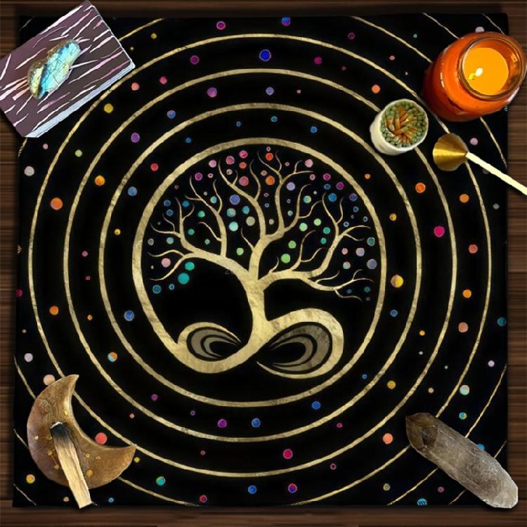Metaphysical Game Mat Pendulum Divinations Altar Tablecloth Board Game Card Pad