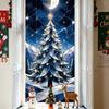 Christmas Static Cling Window Stickers for Living Room Bedroom Holiday Party Decor
