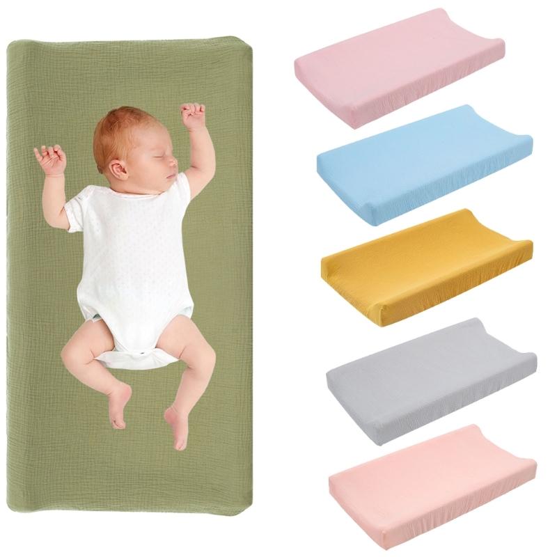 Newborn Baby Diaper Changing Pad Cover Cover Soft Stretchy Muslin Breathable Cover Change Table Cover for Lounger Cover
