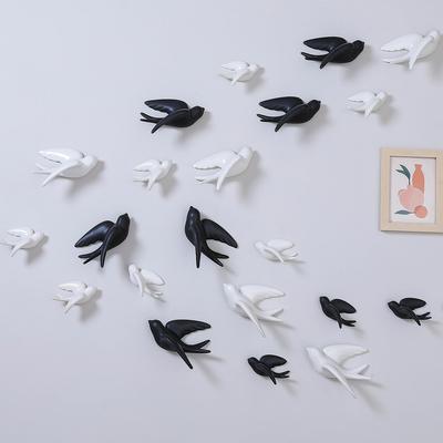 Decorazione Murale Artigianato in Ceramica Tridimensionale Uccello Accessori per Parete di Fondo Rondine Accessori per Decorazione Stanza
