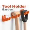 5pcs Garden Tool Hanger Rack 35mm Diameter Compatible with Long-Handled Tools Like Brooms Shovels Rakes Hoes Wall-Mounted Storage Hanger