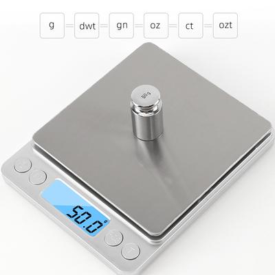 3 kg/500 g/200 g/300 g 0,01 g Digital kjøkkenvekt Presisjonsvekter Smykkeveiing Matdiett Postvekt Måling Elektronisk