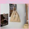 Plain Corduroy Storage Bag With Drawstring Closure For Women On-the-go