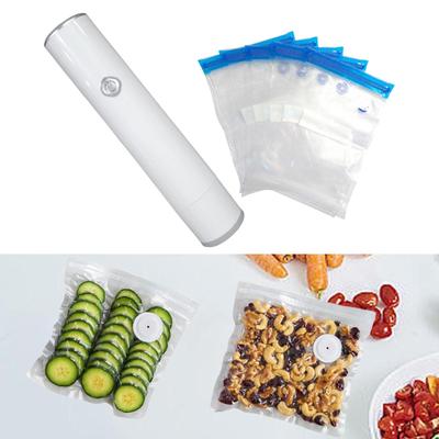 Scelleuse sous vide pour aliments avec sacs de conservation Ménage Scelleur Meal Saver Pompe manuelle Rechargeable