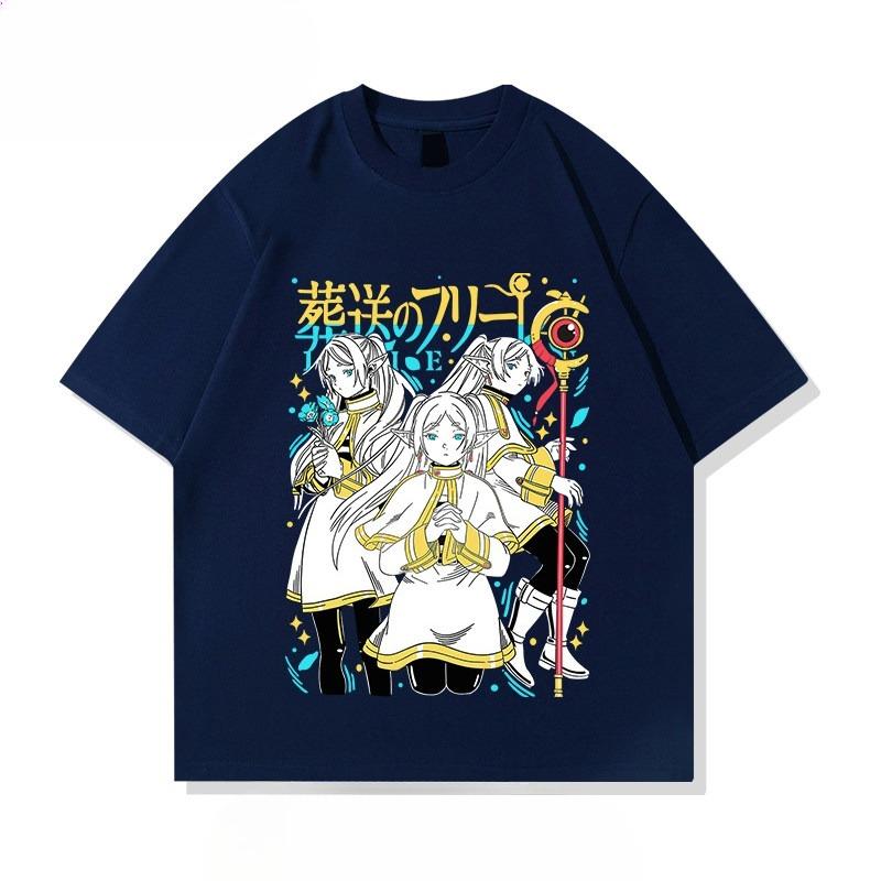 2026 Spring summer Fashion Memorial Gift  Fleurine Anime Related Collection  Pure Cotton TShirt Unisex  Comfortable Ins Y2k