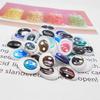50pcs Crystal Doll Eyes Accessories Multistyles Simulation Glass Eye Patches
